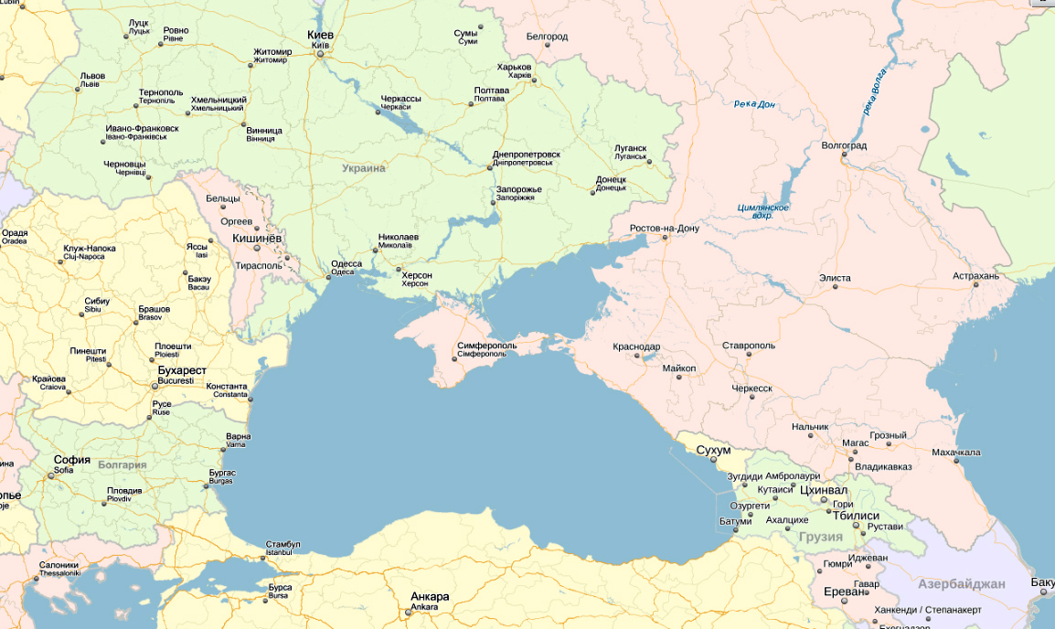 krim i rossia new map