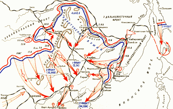 soviet manchuria_operation map aug 9 20 1945 rus